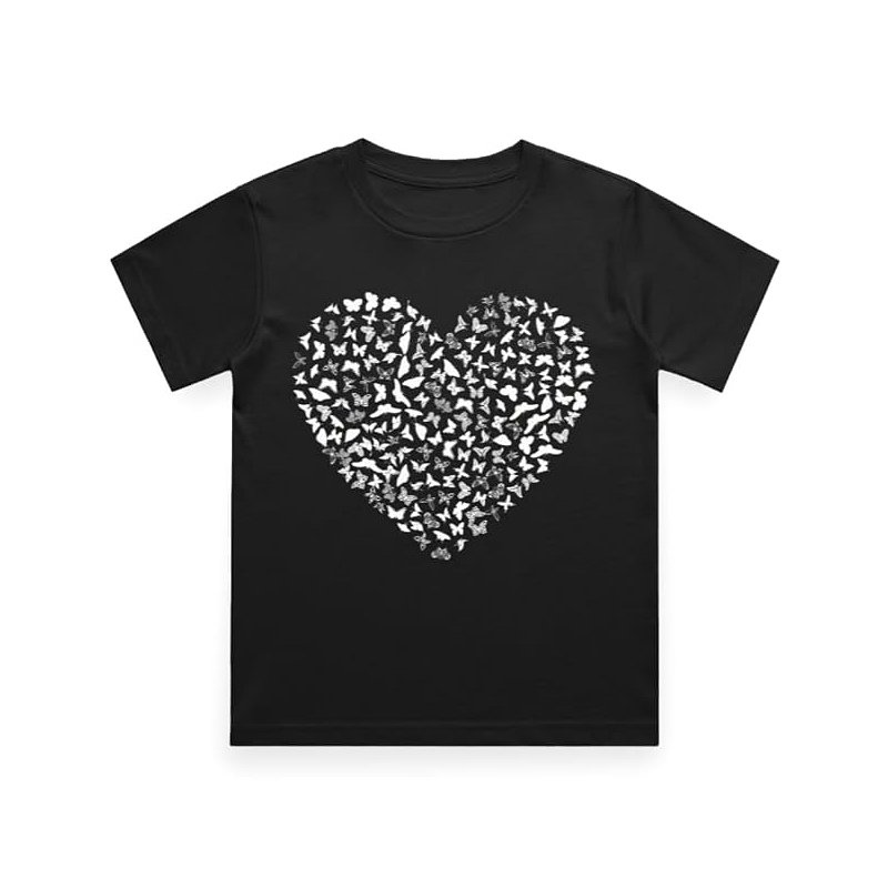 Girls' Pure Cotton Regular Fit T-Shirt | Half Sleeve Round Neck Casual Wear Tee for Kids