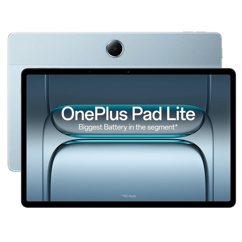 OnePlus,Pad Lite, 11-inch (27.94 CM), LCD, 8GB RAM, 128GB ROM, WiFi + LTE, Quad Speakers, 9340mAh Battery, Aero Blue, Not AI Enabled