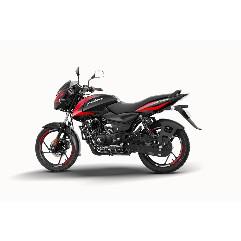 Bajaj Pulsar 125 Neon Disc Bike Ebony Black Racing Red Booking for Ex-Showroom Price