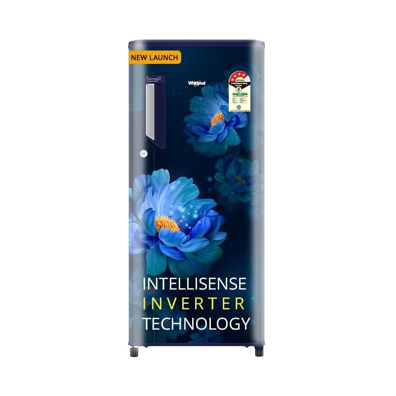 Whirlpool 192 L 4 Star Icemagic Powercool Direct-Cool Single Door Refrigerator (215 IMPC PRM 4S SAPPHIRE PEONY-Y, Blue, 2026 Model)