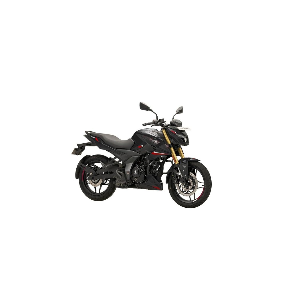 PULSAR N 160 TD TC ABS UG Single Seat Motorcycle, Brooklyn Charcoal Black