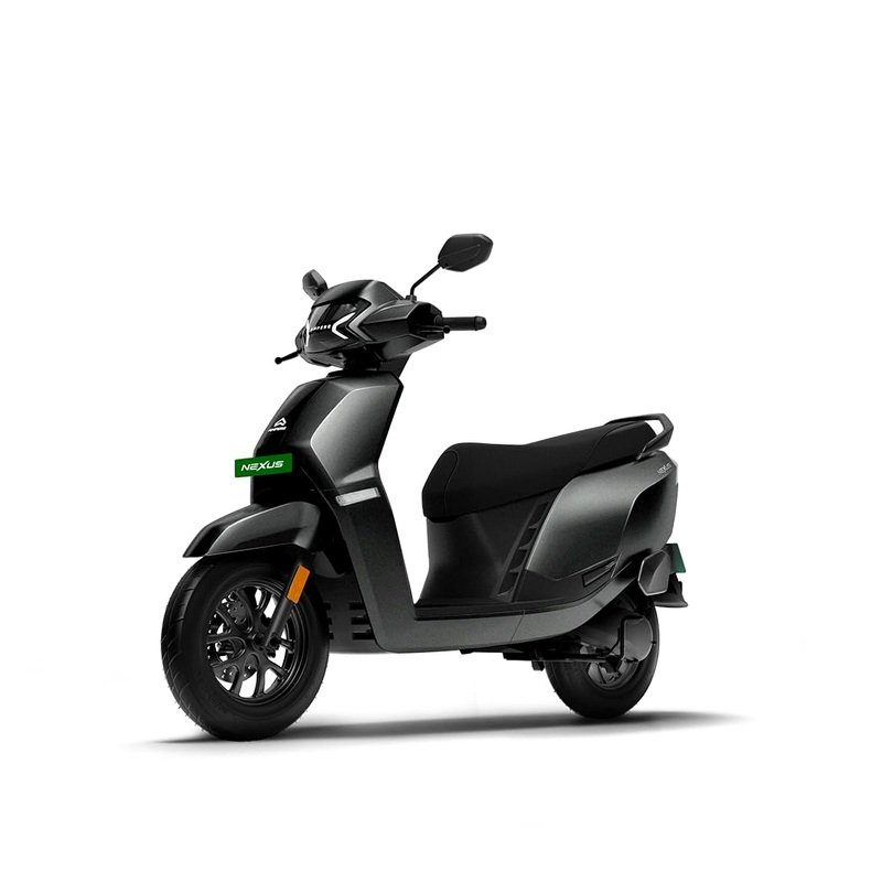 Ampere Nexus EX+ Electric Scooter by Greaves I 136 km IDC Range I Next Gen LFP Battery I Booking for Ex-Showroom Price (with Portable Charger, Carbon Knight)